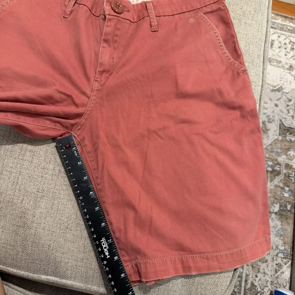 Vtg Levis Tab Twills Chino Shorts Womens Size 12 Coral Pink 2006 Y2K